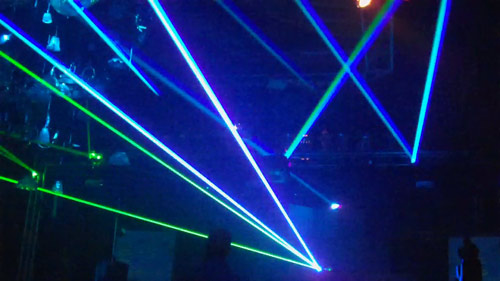 Tampa Ybor City Czar Laser Show