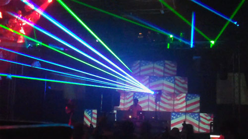 Tampa Ybor City Czar Laser Light Show